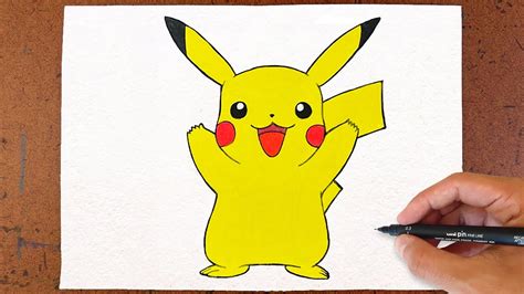 desenho do pikachu de desenhar|Como desenhar o Pikachu – em somente 9 passos!